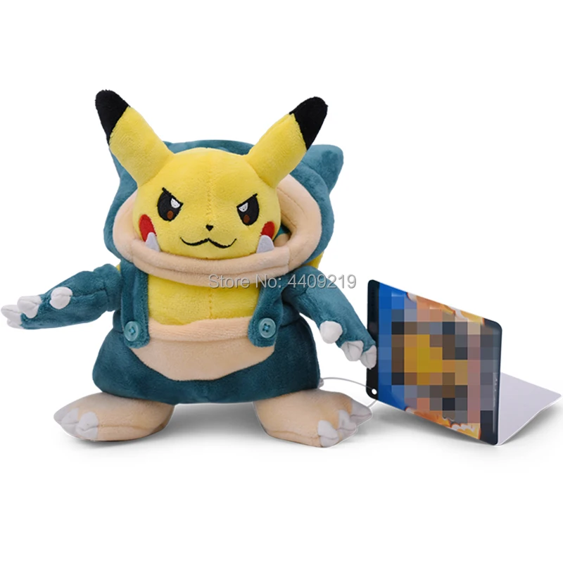 20cm Pikachu Cosplay Snorlax Plush Toys Soft Doll Stuffed Children Gift