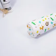 Милая хлопковая трикотажная ткань с принтом животных на половину метра для детской одежды DIY, нагрудники с покрытием, простыни из хлопка, одежда из трикотажа
