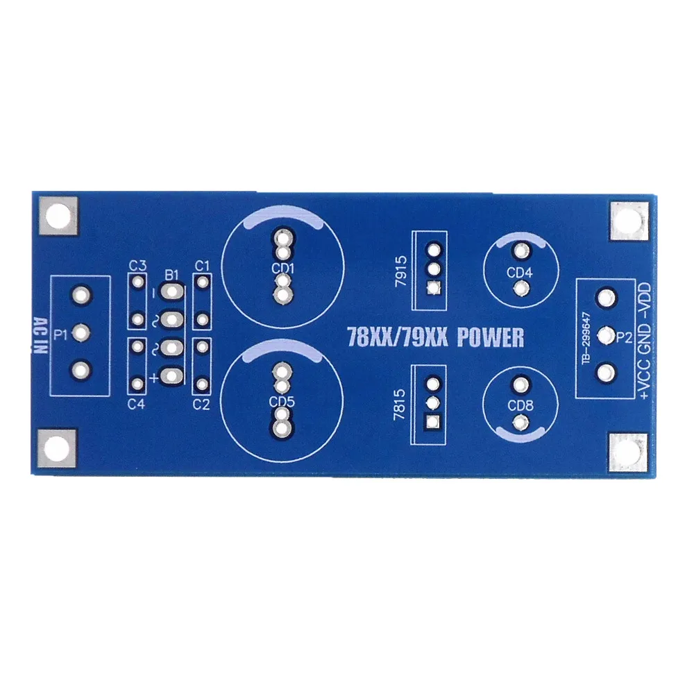 

Compatible with LM7815 7915 12 dual power supply Fever level Preamplifier amp with voltage regulator PCB empty board