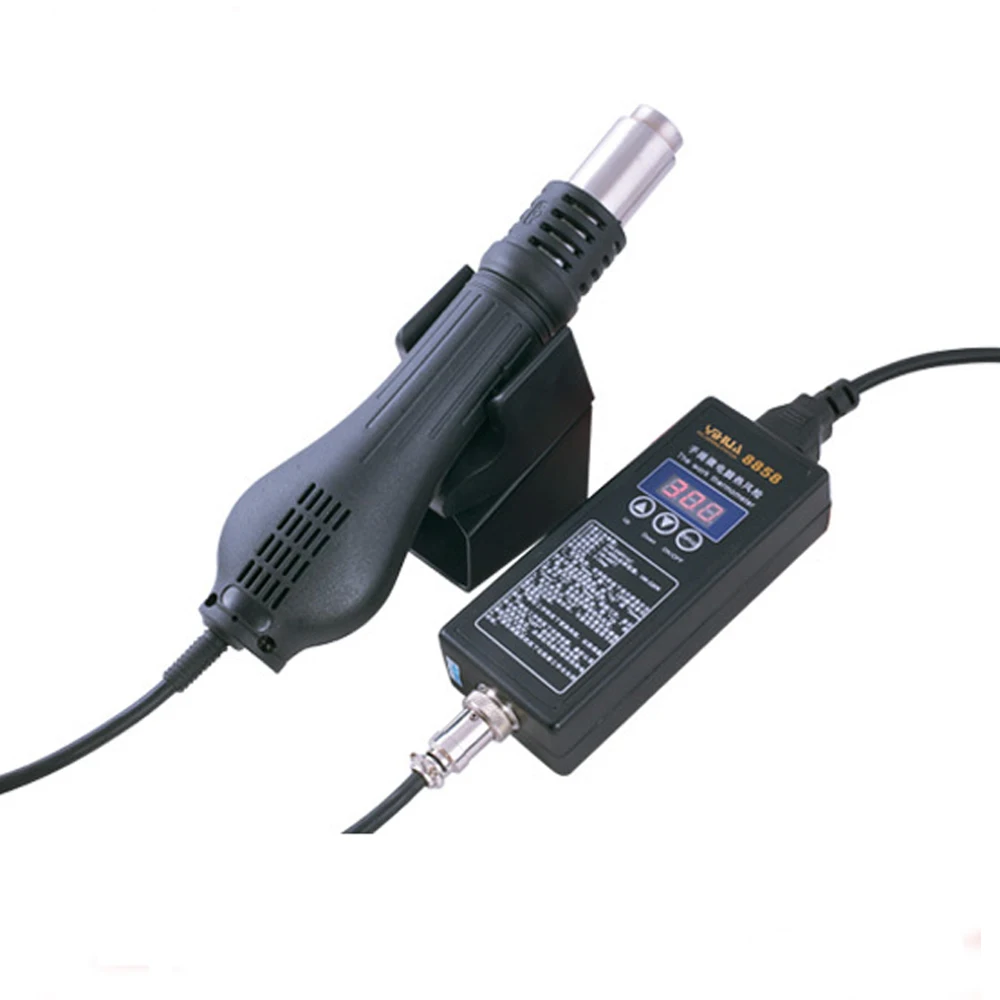 

Free Shipping High quality 220V Portable BGA Rework Solder Station Hot Air Blower Heat Gun Yihua 8858