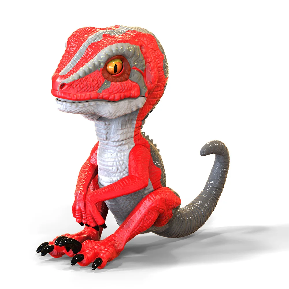 

6 Colors Interactive toys Baby Fingertip Dinosaur Smart Touch Induction electronic Pet toys Puppet dinosaur robot for Kids