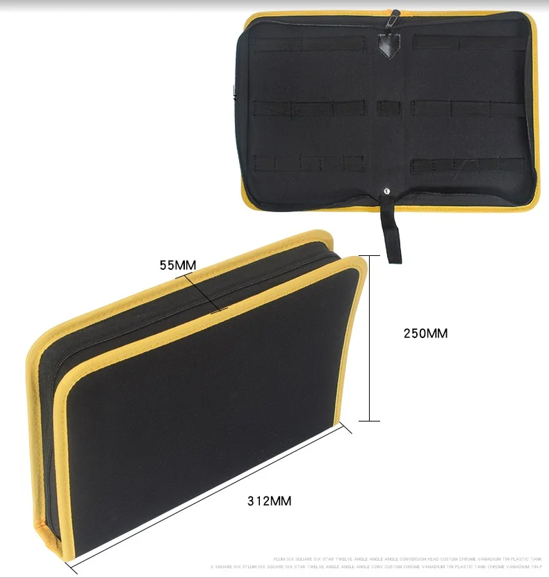 Useful Canvas Chisel Roll Tool Bags Rolling Repairing Tool Utility Bag Wide Electric Soldering Iron Bag