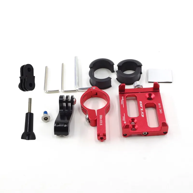 Holder For DJI OSMO Action Camera /GoPro Camera Bike CNC Alloy Anti-Slip mountain bike motorcycle navigation phone bracket#626