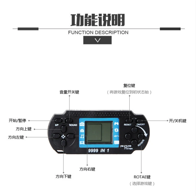 Классический тетрис Игровая приставка детская головоломка psp Ручной игровой консоли электронные игрушки для детей домашних животных хобби