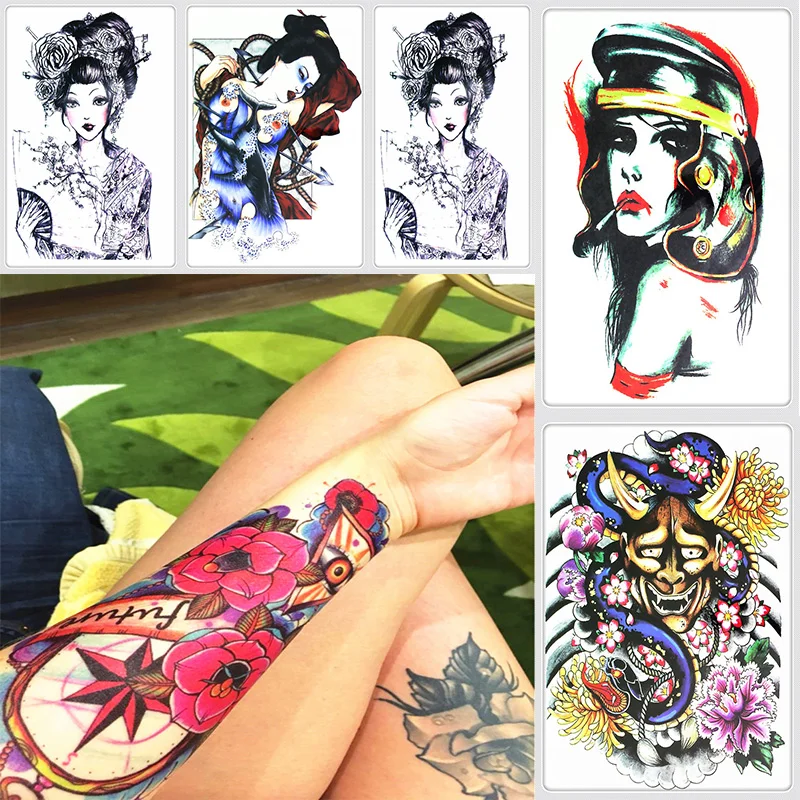 

Y-XLWN 15 styles popular design female male DIY henna art tattoo design vivid temporary tattoo sticker