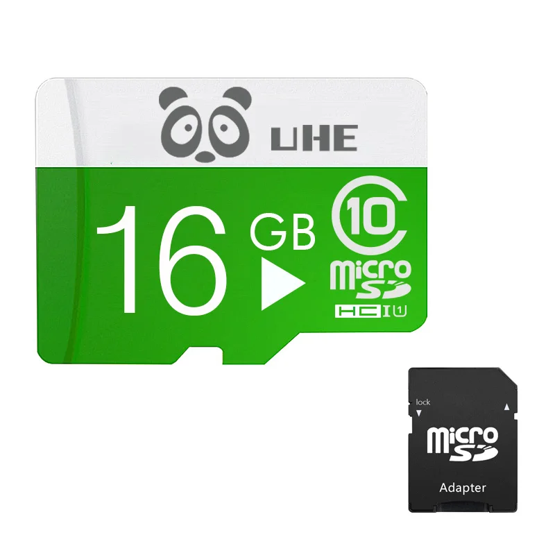 Зеленая карта памяти 2019 64 ГБ Micro SD 32 Tf 16 8 4 Гб microsd с адаптером для смартфона