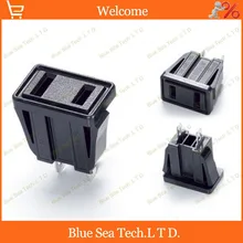 10 шт. 2Pin 10A 125 В/250 В AC Розетка, встроенный Промышленный разъем, ccc, ce сертификация