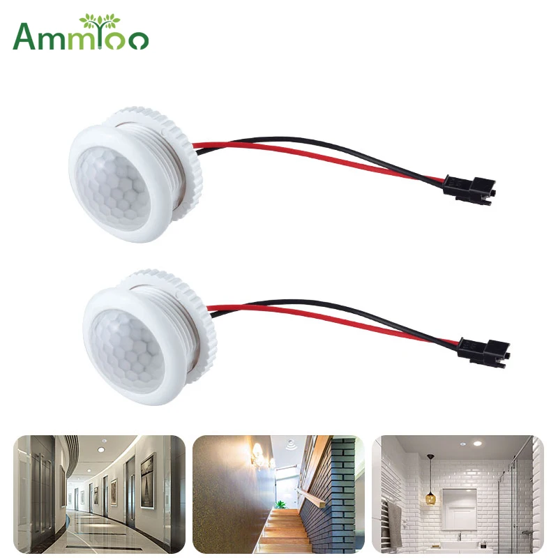 

PIR Infrared Human Induction Lamp Switch Control Home Light Motion Sensor On/Off Module For Downlight/Incandescent/Ceiling Light