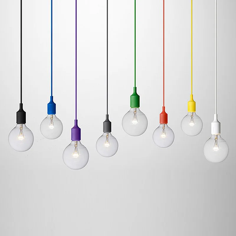 

and contracted color silicone droplight clothing store cafe bar counter milk tea shop window decorative led lights