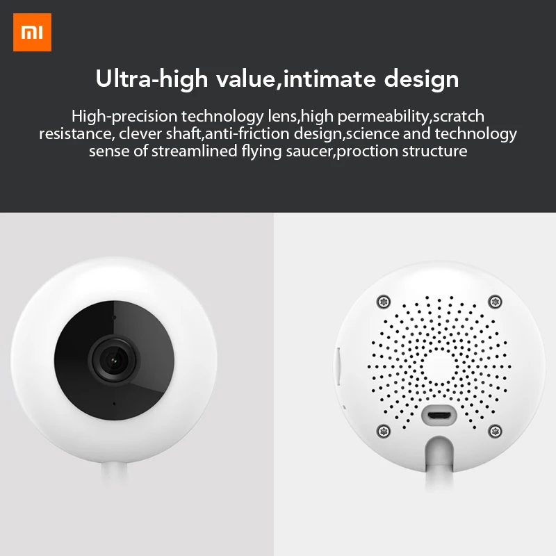 Xiaomi Mijia xiaobay, умная камера, популярная версия, 720 P, 1080 P, HD, беспроводная, Wi-Fi, инфракрасное, ночное видение, 100,4 градусов, IP, домашняя камера видеонаблюдения