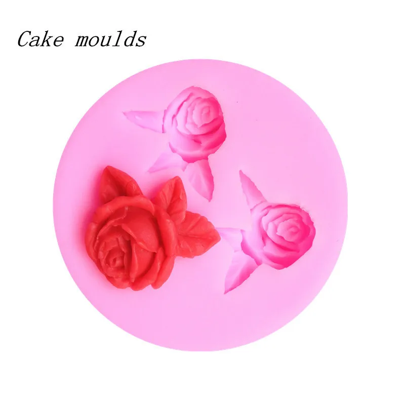 Buy Wholesale Silicone mold K284 Mini rose shape resin