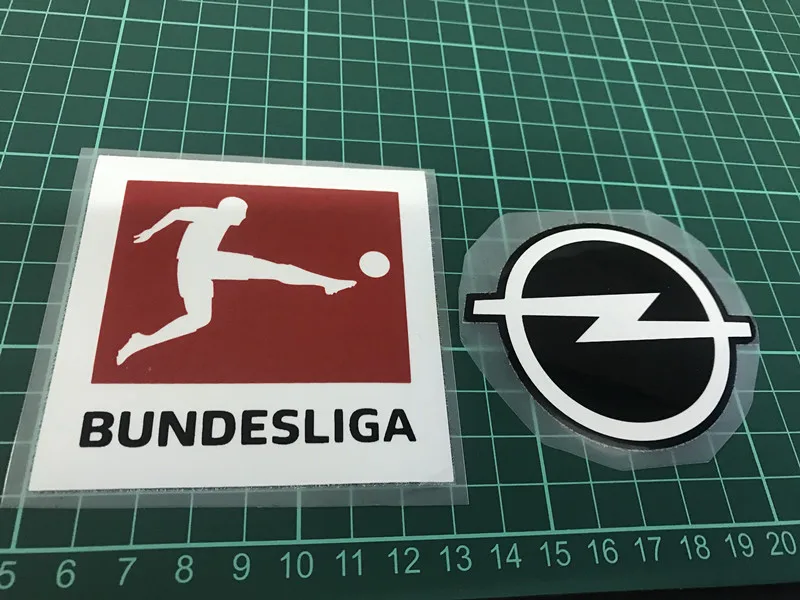 

17 18 NEW BUNDESLIGA soccer Patch and sponsor patch for B Dortmund PU material patch Germany League patch