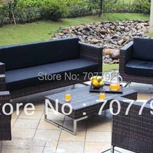 Роскошный дизайн pennock 5-образует открытый внутренний дворик диван из ротанга набор