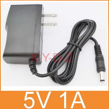 

500PCS High quality AC 100V-240V Converter Switching power adapter DC 5V 1A 1000mA Supply US Plug DC 5.5mm x 2.1mm
