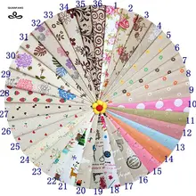 Случайное цветное хлопковое полотно Zakka, ткань для лоскутного шитья ручной работы, домашний текстиль, ткань для дивана, занавески, сумки, Подушка 20 см x 30 см