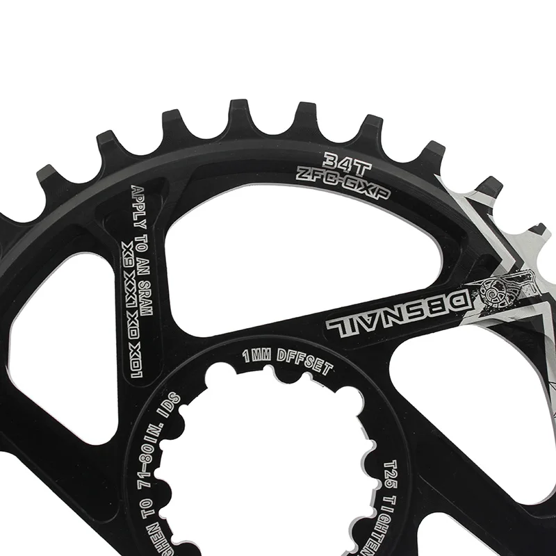 MTB GXP велосипедная кривошипная система фиксированная Шестерня Кривошип 34T 36T 38T 40T