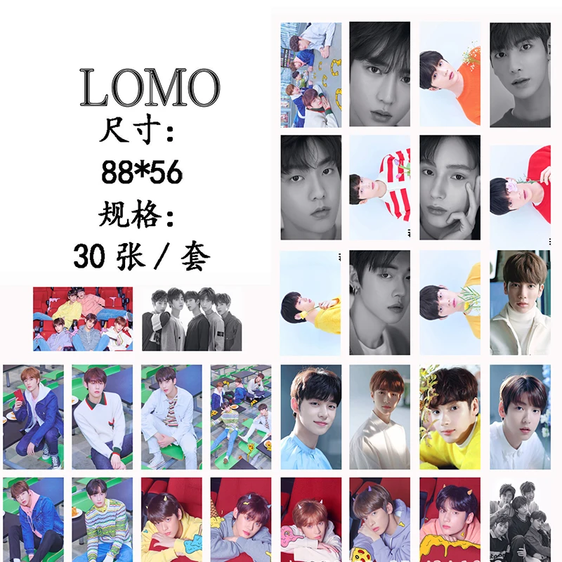 30 шт./компл. KPOP TXT завтра X вместе командные альбом корона с фотографией ломо карты