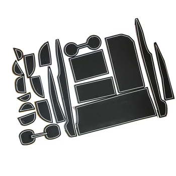 

22pcs Non-Slip Door Gate Cup Mats Interior Door Slot Pad Car Cushion Cargo Liners for Toyota Camry 2018