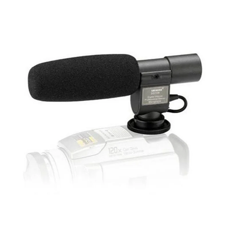 kamera mikrofon sg 108 shortgun mic video untuk canon nikon dv dslr 5d 5d3 5dii 7d 60d 50d 60d 1200d 1300d d810 d5100 d4 d3x