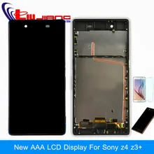 Original quality LCD Display For Sony Z4 E6553 E6533 LCD Touch Digitizer Screen with frame Assembly Free Shipping