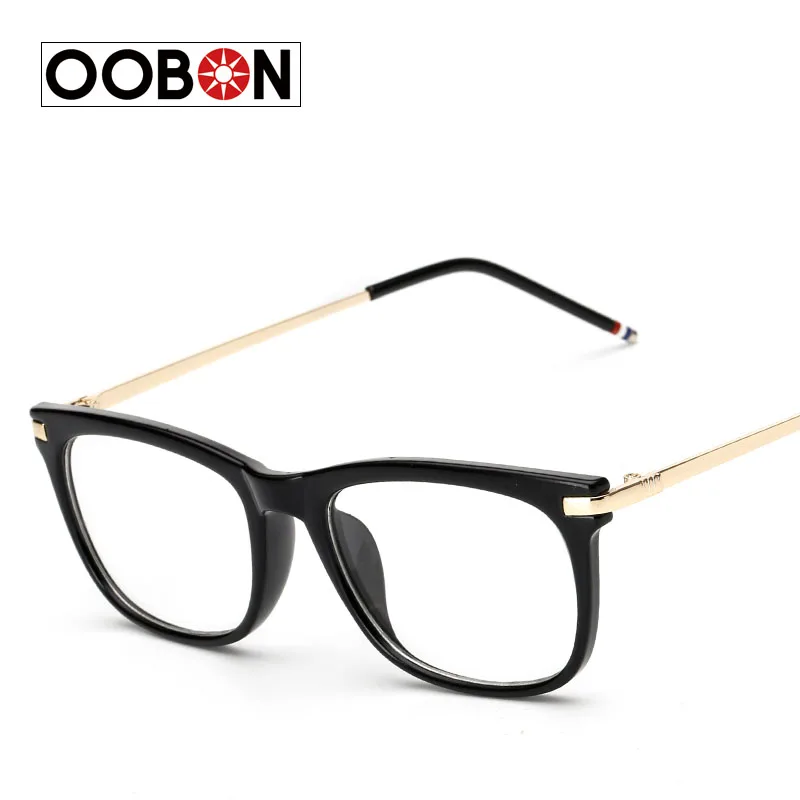 OOBON 2017 Latest trend cross eye glasses frames for women UV400 men