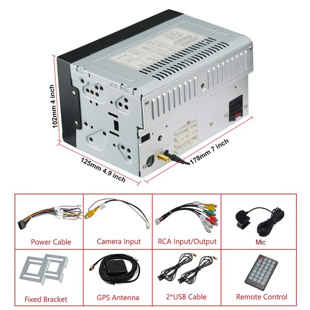 Best Auto 2 Din Android 8.1 Car Radio Stereo 7 inch IPS Universal Car Player GPS Navigation Wifi  Audio Octa Core with 2G DDR3 no dvd 4 Best Auto 2 Din Android 8.1 Car Radio Stereo 7 inch IPS Universal Car Player GPS Navigation Wifi  Audio Octa Core with 2G DDR3 no dvd 4