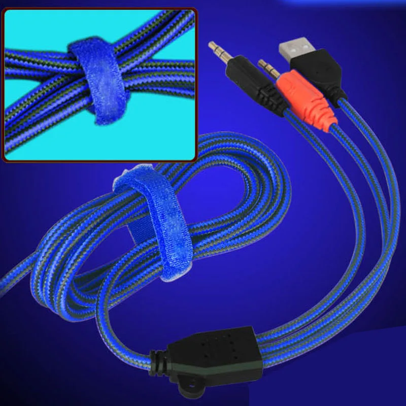 NDJU Deep Bass Gaming Headphone Over-Ear Gamer Headset Headband  with MIC Stereo Earphone with Light for Computer PC Gamer