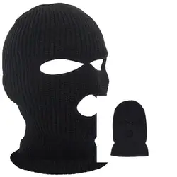 Наружная Балаклава полная маска для защиты лица грабитель крутые вязаные шапочки для мужчин голова шеи Балаклава для велоспорта