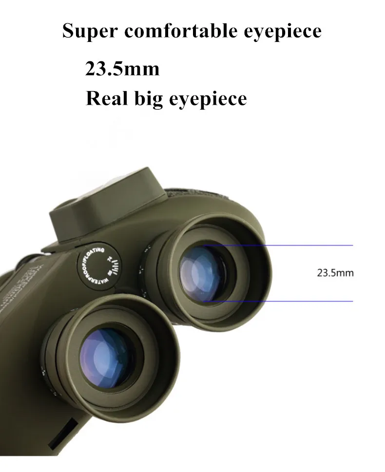hd telescópio qualidade poderosa binocular à prova dbinoágua com bússola digital