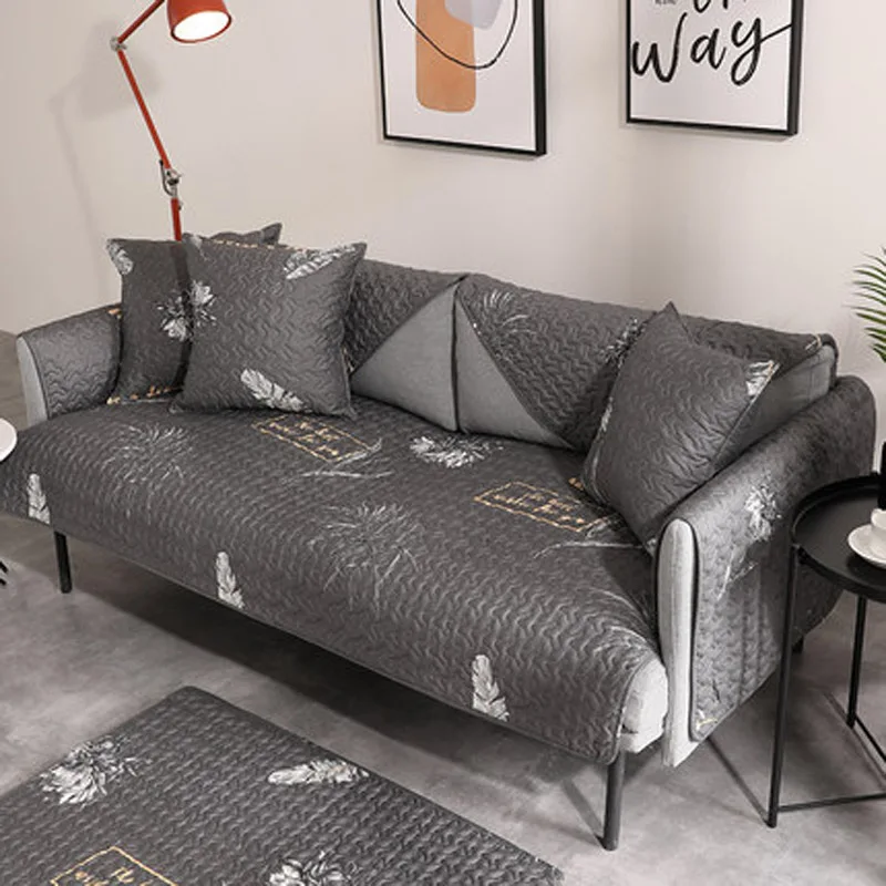 1Pcs Geometric Sofa Cover European Style Soft Slip