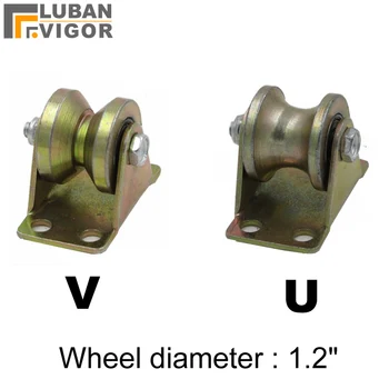 

Factory outlets,1.2 inch Cast steel track wheel/pulley,Wire rope bearings/sliding door/Sheave Lifting pulley,Industrial Hardware