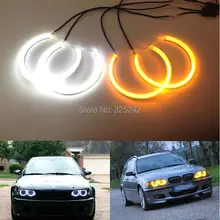 Для BMW E36 318/320/323/325 1992-1998 отличные суперъяркие двухцветный мигающий фонарь smd СВЕТОДИОДНЫЙ Ангельские глазки набор ортопедических колец