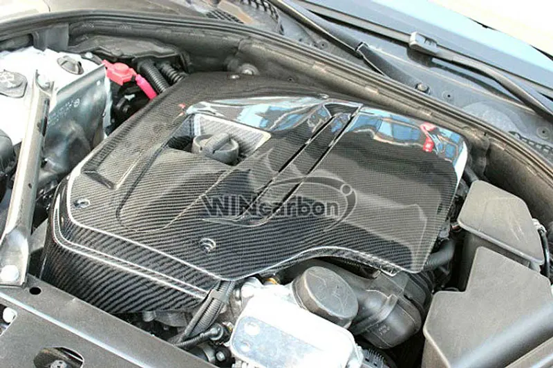 Реальные углеродного волокна Худ воздухозаборное отверстие Корпусная коробка накладка на капот для BMW F10 5 серии 528I 535I седан 2011-2013
