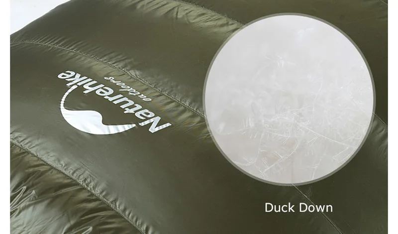 NatureHike NH15D800-K спальный мешок на утином пуху с компрессионным пакетом для альпинизма, Походов, Кемпинга, путешествий