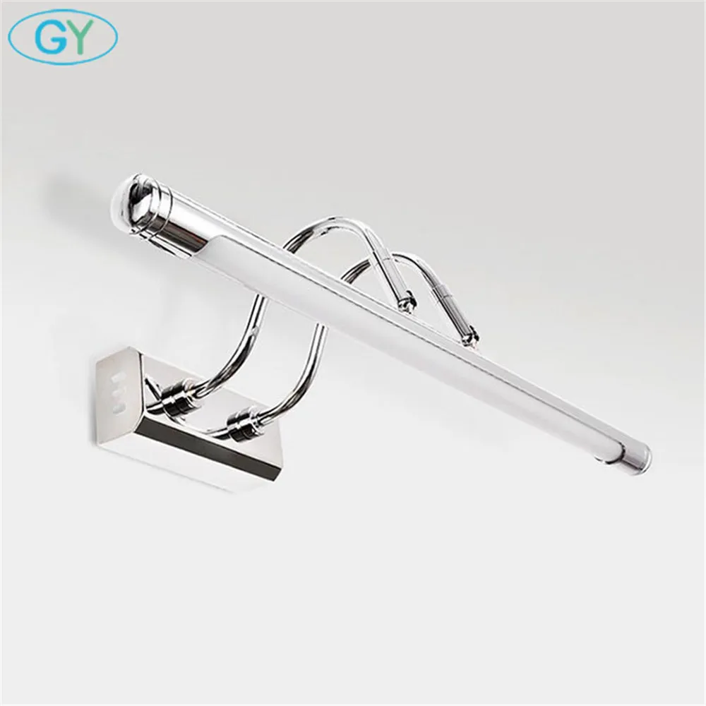  6W 10W L48cm L62cm Silver Chrome Vanity lights LED mirror light bathroom cabinet dressing table lam