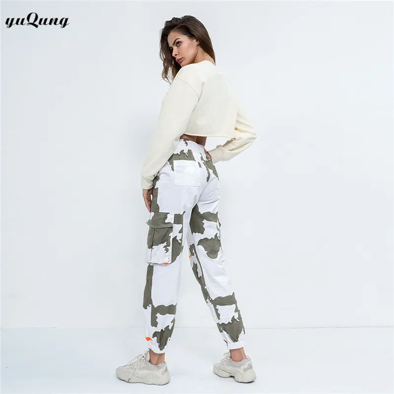 Yuqung женские брюки карго в стиле милитари clothingtactical Штаны карман и детей постарше