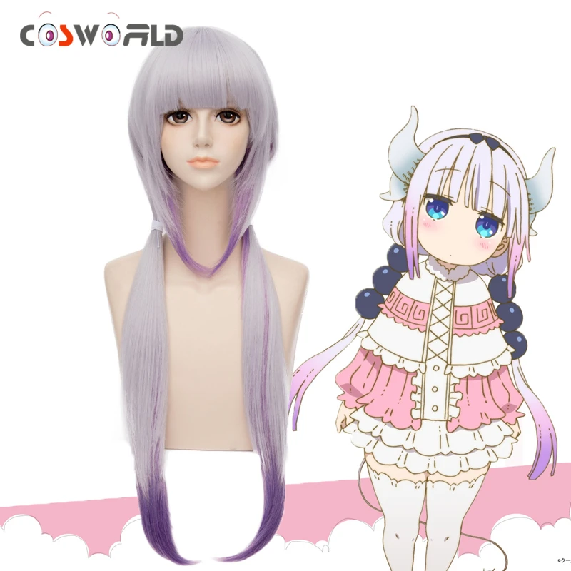 Coshome小林 Sanカイnoメイドドラゴン神威カンナかつら勾配コスプレpeluca髪飾りホーン頭飾りアクセサリー Cosplay Accessories Accessories Cosplaycosplay Horns Aliexpress