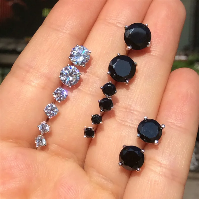 Mens Small Diamond Stud Earrings Paradise Clic Leaves Diamond Stud Earrings Source Black Studs For Men Paradise