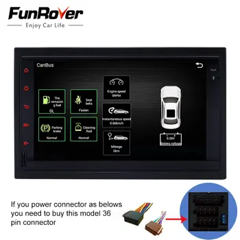 

Funrover 2 din Car dvd player Android Stereo gps Navigation In Dash wifi Video usb rds For old VW Skoda Superb BORA POLO MK3 MK4