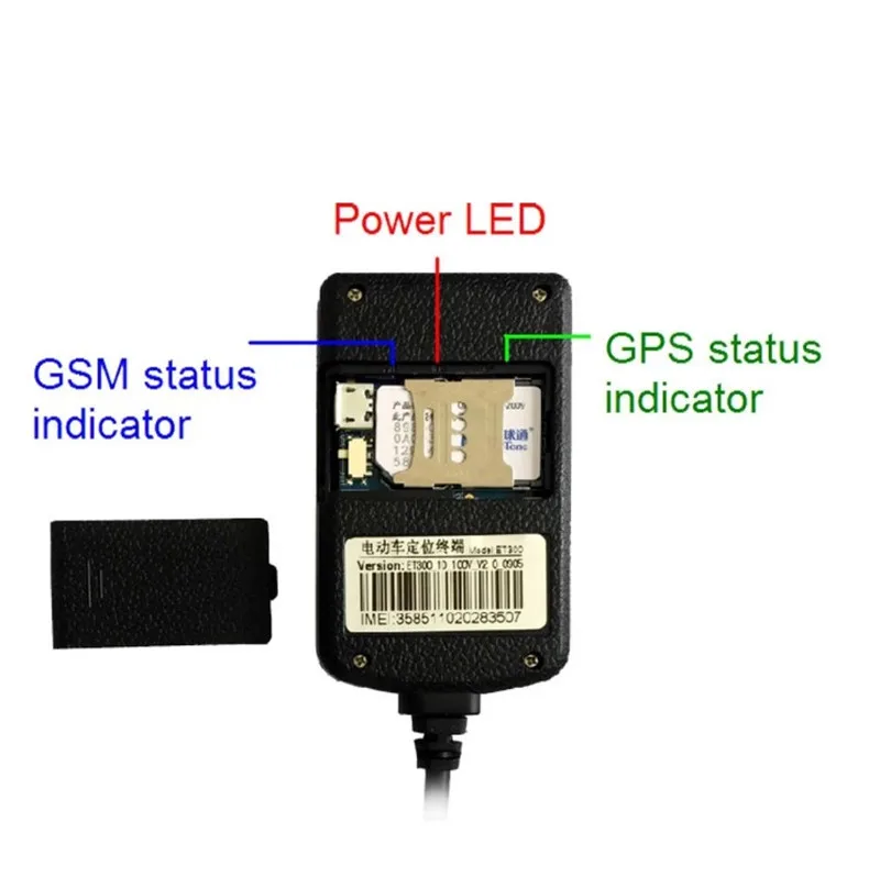 Gps трекер устройство слежения автомобиля мотоцикла мопеда GSM локатор 9-100 в режиме реального времени трекер система приложение