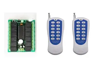 

DC12V 12 CH 12CH Radio Controller RF Wireless Remote Control Switch System 2xTR