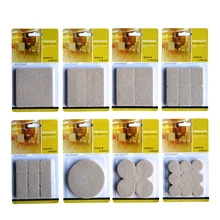 2-32 PCS עצמי דבק מחצלת שולחן כיסא עגול ריהוט רגל רפידות מגן רגליים כיכר להחליק מחצלות פגוש בית חומרה(China)