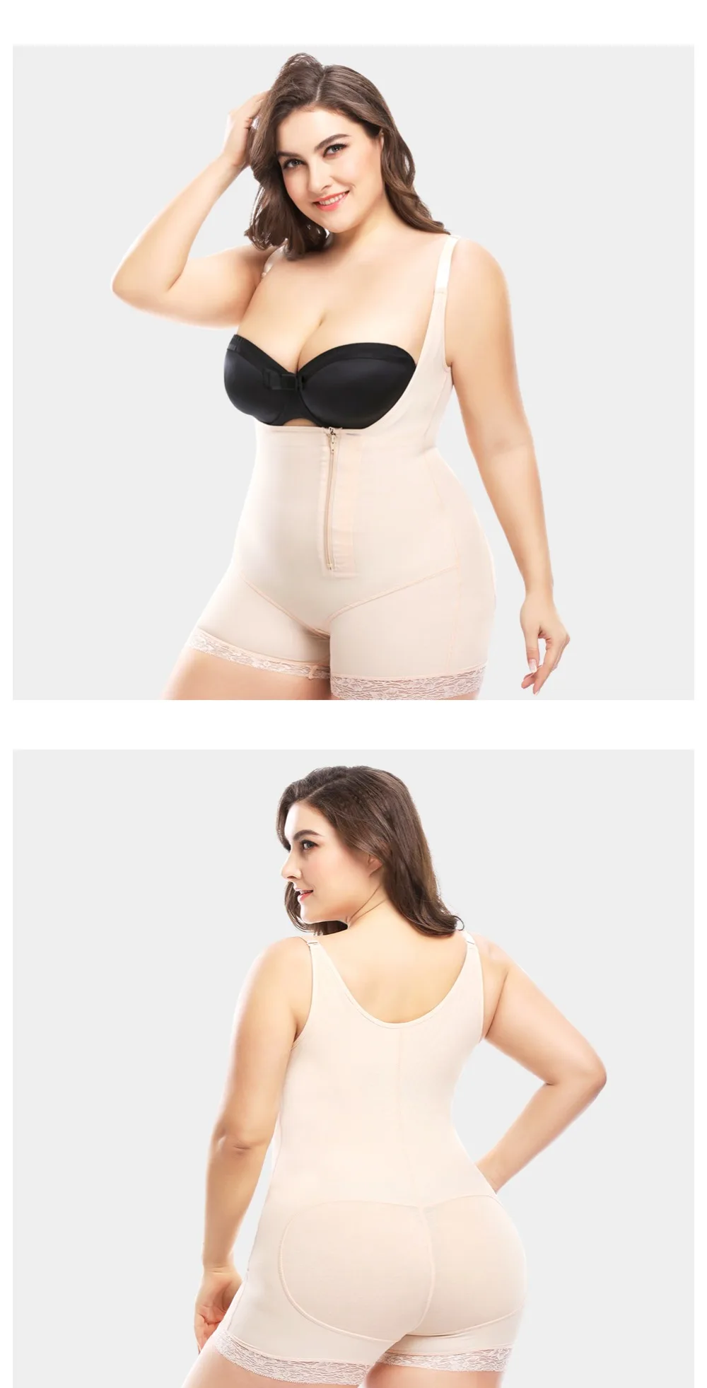 yummie shapewear body shaper  latex shapewear women butt lifter tummy control shaper slimming underwear girdle butt enhancer stomach shaping spanx bodysuit