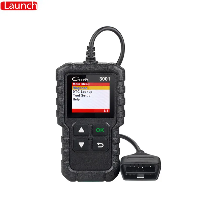 Оригинальный сканер для считывания кодов Launch Creader 3001 CR3001 Full OBD2/EOBD с поддержкой Cr3001