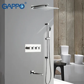 

GAPPO Shower Faucets rainfall shower set bath mixer faucet bathroom shower rain mixer taps waterfall faucet bath tub faucet