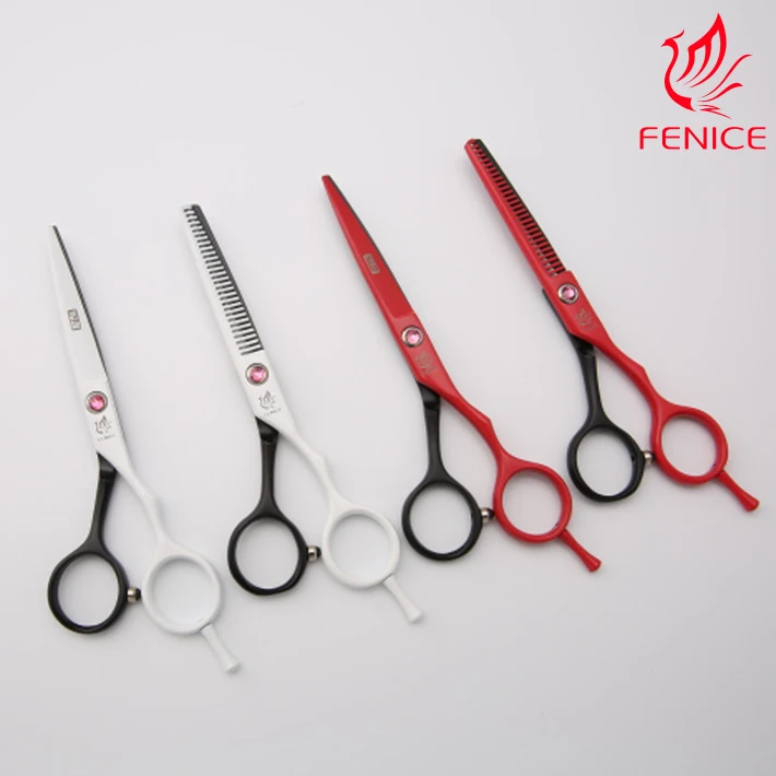 5 5 inch hair cutting thinning scissors Barber scissors shears set Delicate fine Hairdressing scissors shears 2