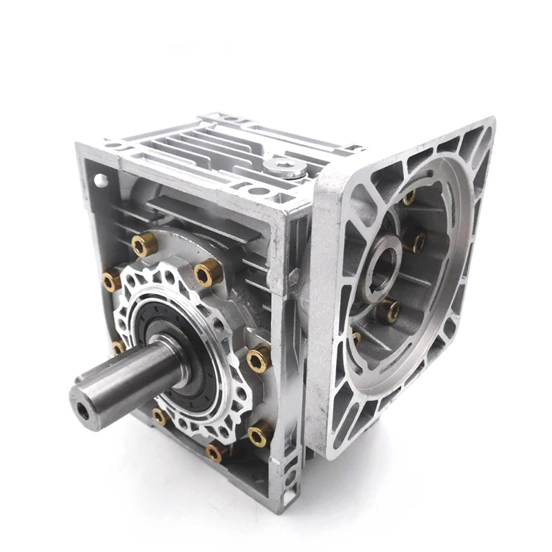 Ochoos New Worm Gearbox Ratio 50:1 NMRV040 Worm Gear Speed Reducer for NEMA24 Stepper Motor Ochoos New Worm Gearbox Ratio 50:1 NMRV040 Worm Gear Speed Reducer for NEMA24 Stepper Motor