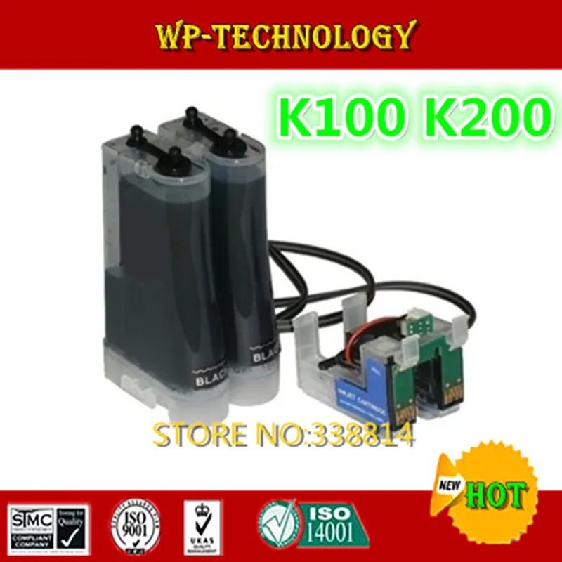

[Full] CISS suit for T1371/T1371 ink cartridges ,suit for Epson K100 K200 K101 ,With auto reset chips