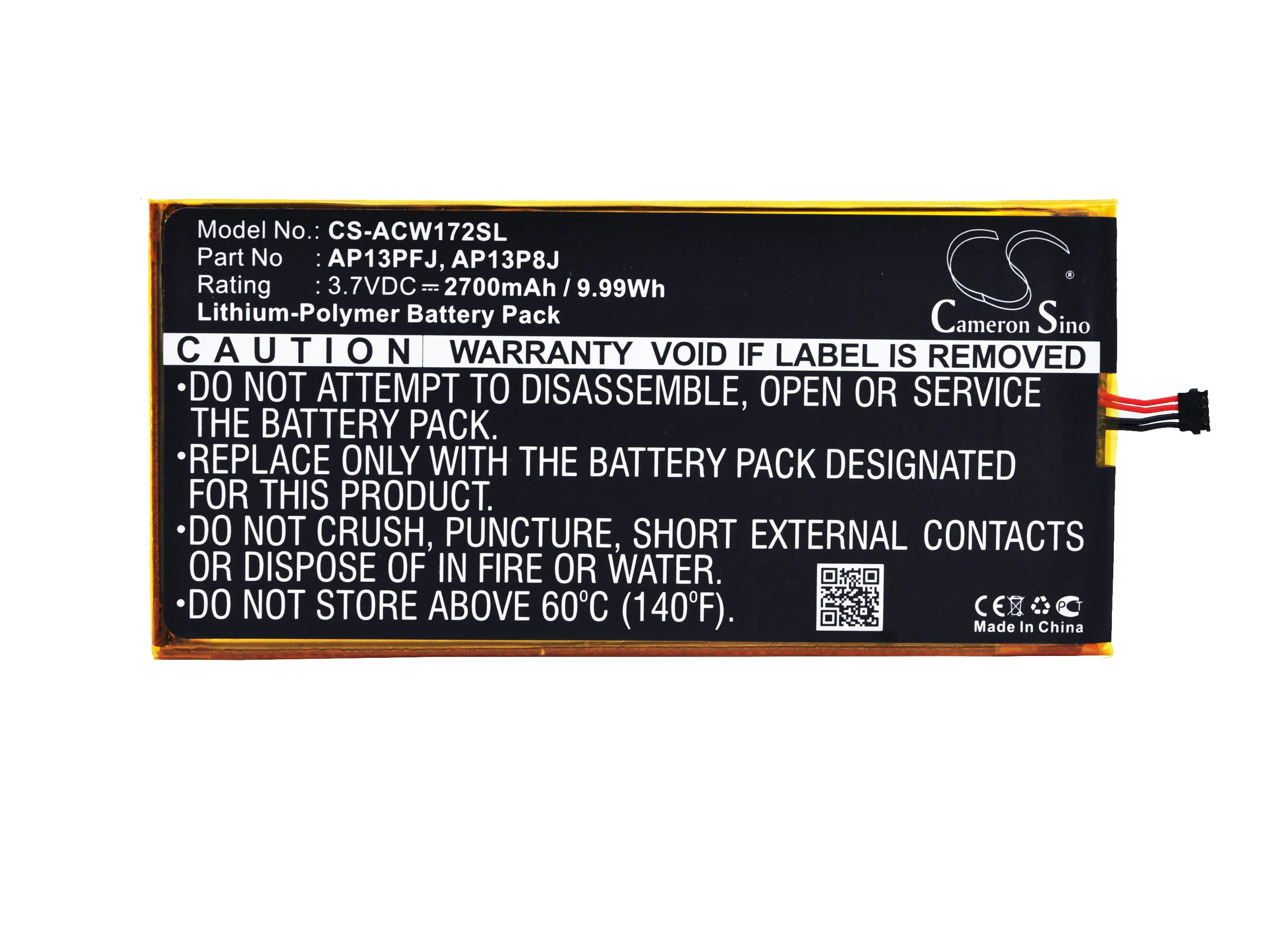 Cameron Sino батарея 2700 мАч AP13P8J AP13PFJ для Acer Iconia B1 720 81111G01nki L804|cameron sino|2700mah batterycameron sino battery |
