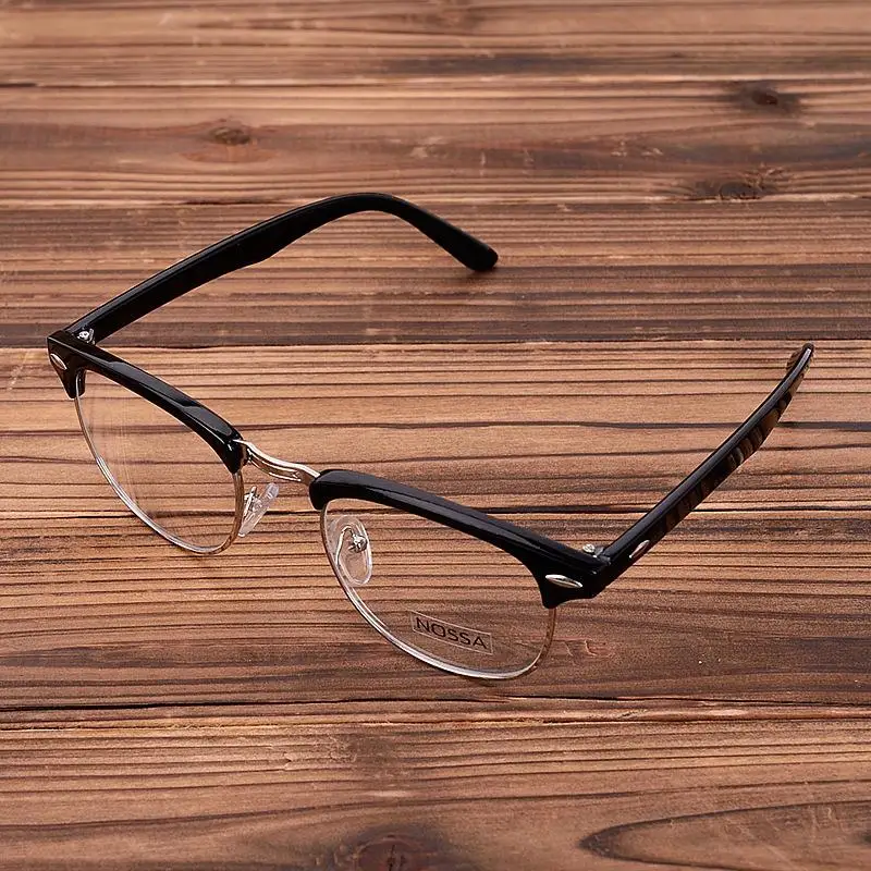 

Black Eyeglasses Frames With Clear Lens Retro Optical Frame Round Vintage Brand Glasses Frame Spectacle Eyewear Frames Women Men